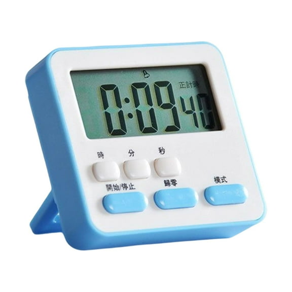 Manunclaims Digital Timer Alarm Function Time Management with Flashing Light Student Self-discipline Count Up Countdown Study Timer for Beauty Salon