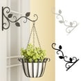 thumbnail image 1 of Manunclaims Heavy Duty Hanging Plant Bracket, 12Inch Plant Hanger Outdoor for Flower Pot, Solid Iron Wall Planter Hook Plant Hanger Bracket for Baskets Bird Feeder Wind Chime Lanterns Indoor Outdoor, 1 of 6