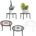 thumbnail image 1 of Manunclaims Potted Plant Stand, 1 Pcs Durable Metal Plant Stands 9.5 Inch Indoor Rustproof Iron Plant Holder for Garden Container Outdoor Round Supports for Planter, 1 of 8