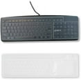 thumbnail image 1 of Manunclaims Reusable Waterproof Keyboard Cover, Universal Clear Anti Dust Protector, 2 Pack, 1 of 8
