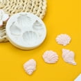 thumbnail image 1 of Manunclaims Silicone Mold Easy Demoulding Not Sticky Heat Resistant Multi-faceted Shell Conch Epoxy Mold for Bakery, 1 of 8