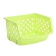 thumbnail image 1 of Manunclaims Stackable Storage Bin Stacking Stand Plastic Basket Rack for Bathroom Living Room Kitchen Vegetable Fruit Food - Neatly Laid Out, 1 of 8