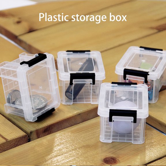 Manunclaims Storage Box Strong Load-bearing Cover with Handle Toy Storage Box Household Products