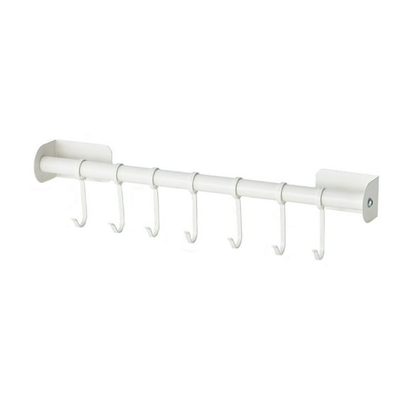 Manunclaims Utensil Rack Wall Mounted Punch Free Movable Hooks Load-bearing Kitchen Utensil Hanger Holder Rack for Home