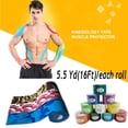 thumbnail image 1 of Manunclaims Waterproof Breathable Cotton Kinesiology Tape, Athletic Elastic Kneepad Muscle Pain Relief Knee Taping for Weightlifting Gym Fitness Running Tennis Swimming Football, 1 of 8