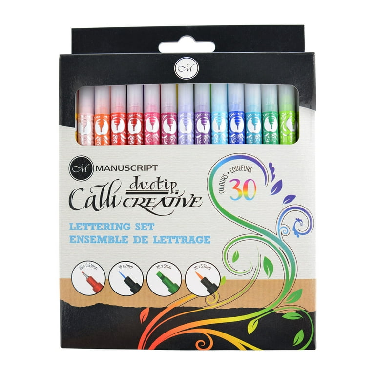 Manuscript Callicreative DuoTip Lettering Set 30 Colors