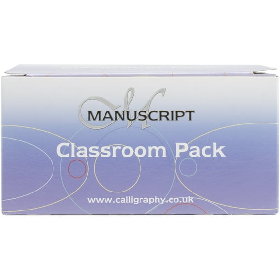 Manuscript Handwriting Pens Classroom Pack 40/Pkg-Blue Ink