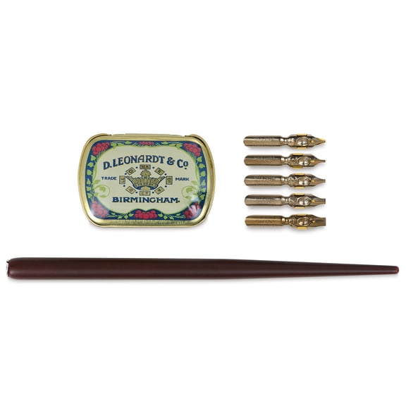 Manuscript Leonardt Dip Pen Sets - Round Hand Nib Set