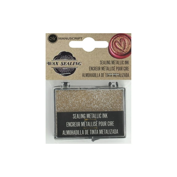 Manuscript Metallic Ink Pad - Metallic Gold