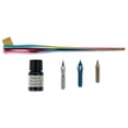 thumbnail image 1 of Manuscript Modern Calligraphy Oblique Pen Set - Rainbow Metallic, 1 of 1