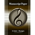 thumbnail image 1 of Manuscript Paper (50 Pages - 12 Stave), (Paperback), 1 of 1