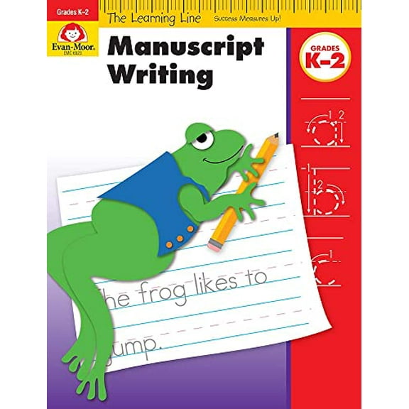 Pre-Owned Learning Line: Manuscript Writing, Kindergarten - Grade 2 Workbook (Paperback) 1596731850 9781596731851
