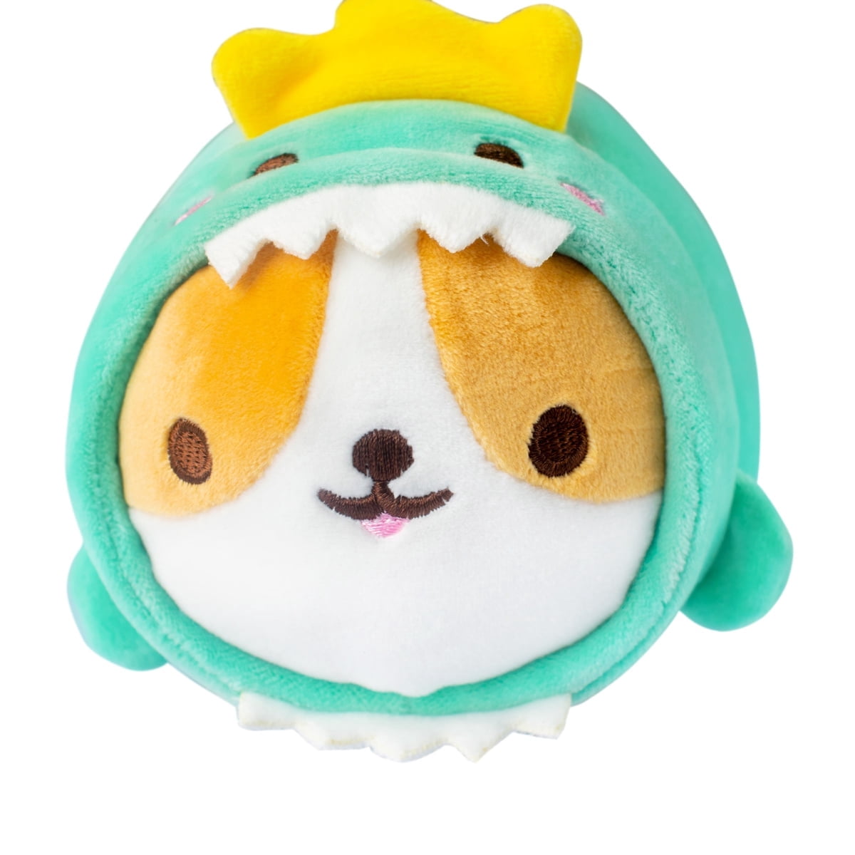 Manviss 8 in Shark Plush Toy, Shiba Dress up Toy, Child Birthday Gift, Green