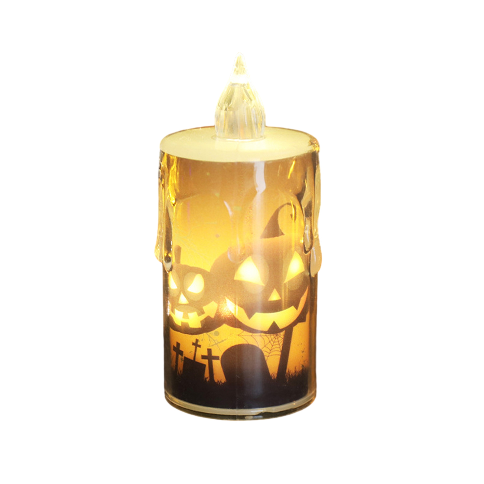 Manwang Halloween Candle Light Halloween Led Candle Light with Spooky