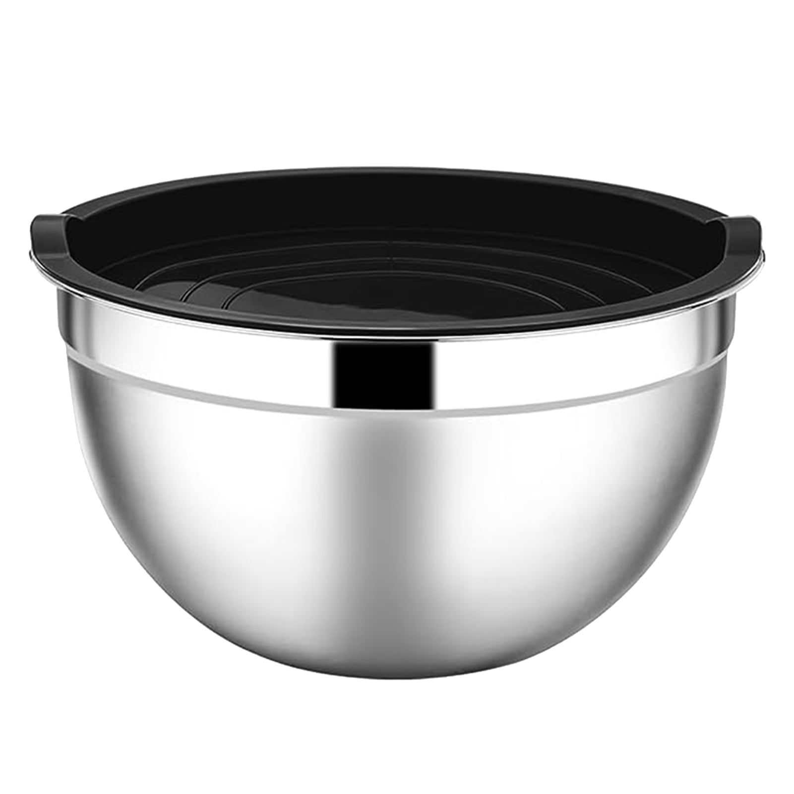 Manwang Stackable Salad Bowl Stainless Steel Salad Bowl Set Stackable