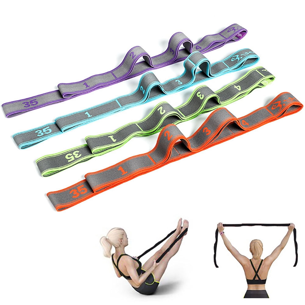 Manwang Stretch Strap, Leg Stretch Band to Improve Flexibility, Stretching  Out Yoga Strap, Exercise and Physical Therapy Belt for Rehab, Pilates,  Dance and Gymnastics 