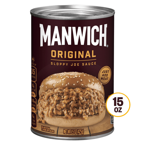 Manwich Original Sloppy Joe Sauce, Canned Sauce, 15 oz