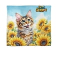 thumbnail image 1 of Manx Hello Summer Sunshine Sunflowers Spring Retro Vintage Tapestry Cat Lover Kitten Owner Gifts Wall Hanging Backdrop Home Decor - 00008, 1 of 5