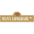 thumbnail image 1 of Manx Longhair Street Sign | Indoor/Outdoor | Dog Lover Funny Home Décor for Garages, Living Rooms, Bedroom, Offices | SignMission personalized gift | 18" Wide, 1 of 5