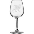 thumbnail image 1 of Manx Side View 1 Cat Themed Etched All Purpose 12.75oz Libbey Wine Glass, 1 of 1