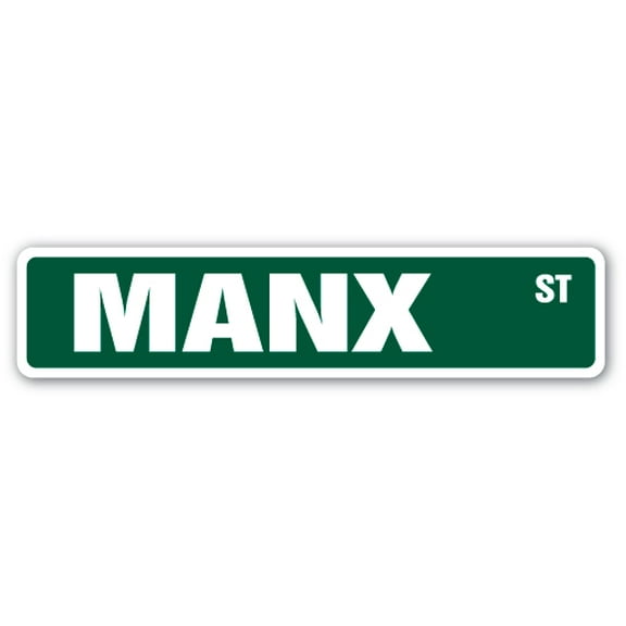Manx Street [3 Pack] of Vinyl Decal Stickers |for Laptop Car