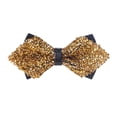 thumbnail image 1 of ManxiVoo Adjustable Sequin Bow Tie For Women Pre Tied Classic Bowtie Elegant Accessory For Formal Events And Special Occasions Yellow, 1 of 4