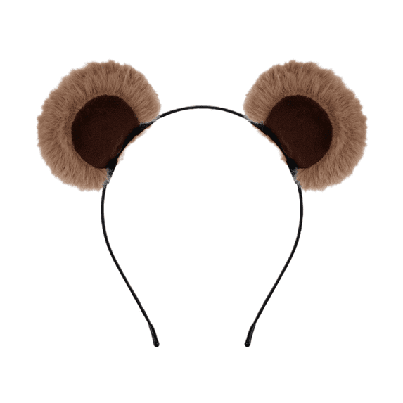 ManxiVoo Brown Animal Ears Headband With Movable Ears For Washing Face And Skincare Routine Adjustable Comfortable Design For Women Daily Use And Casual Wear Brown