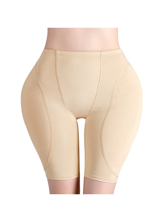 Butt Enhancement Padded Panty Shapewear With Upgraded Foam Hip Lift Enhancer For Tummy Control And Figure Shaping XXL Size Beige