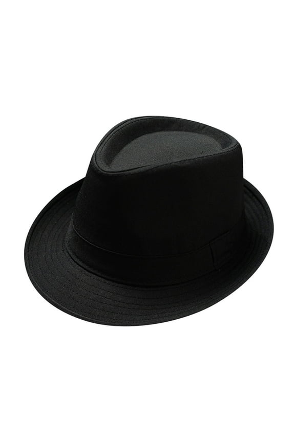 Classic British Style Panama Hat for Women Men Breathable Weave Summer Sun Hat with Ribbon Detail Black
