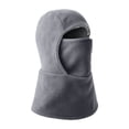 thumbnail image 1 of ManxiVoo Convertible Winter Hood And Neck Warmer For Cold Weather Windproof Thermal Balaclava Style Hat For Skiing Cycling And Outdoor Sports Grey, 1 of 5