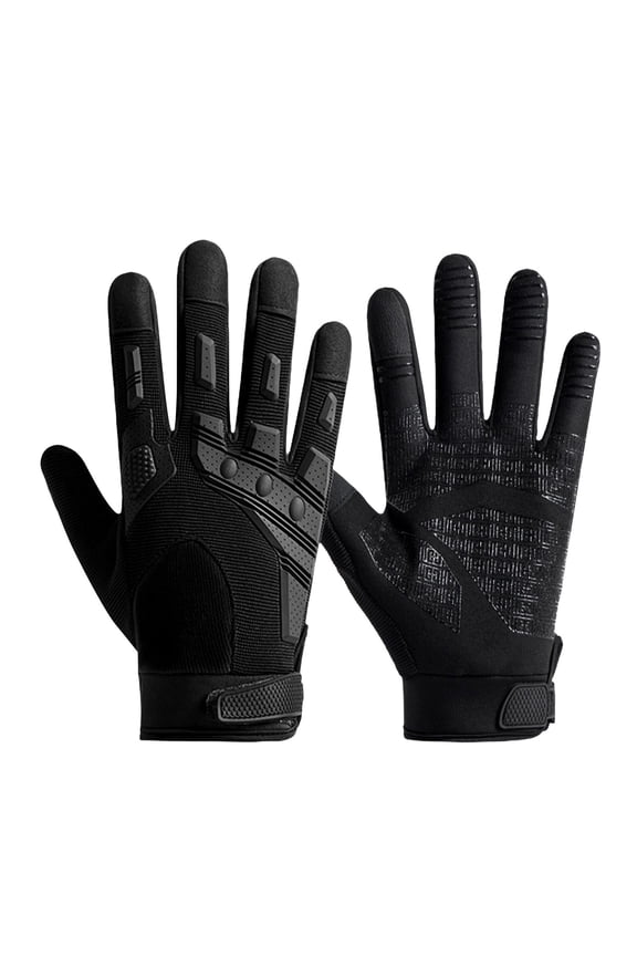 Fingerless Training Gloves For Cycling And Fitness With Wrist Support Anti Slip Breathable For Outdoor Workouts XL Size Black