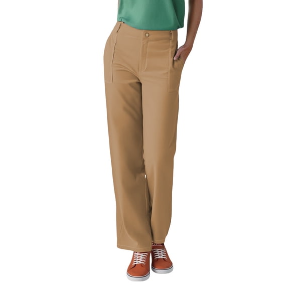 ManxiVoo High Waist Cargo Pants for Women Loose Fit Wide Leg Trousers for Travel and Hiking S Size Khaki