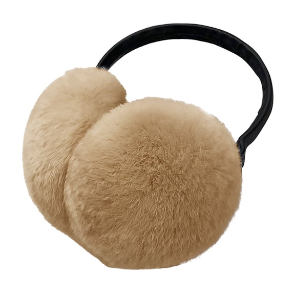 ManxiVoo Ladies Autumn and Winter Earmuffs with Stretchable Design for Warm Ear Protection and All Day Comfort Khaki