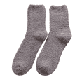 thumbnail image 1 of ManxiVoo Men's Cozy Grip Socks Microfiber Soft Sleeping Socks with Anti-Slip Sole for Indoor Wear Dark Gray, 1 of 1
