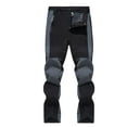 thumbnail image 1 of ManxiVoo Men's Waterproof Thickened Ski Pants for Sports Activities with Belt Enhanced Comfort and Durability L Size Black, 1 of 6
