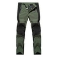 thumbnail image 1 of ManxiVoo Men's Waterproof Thickened Ski Pants for Sports Activities with Belt Enhanced Comfort and Durability XXL Size Green, 1 of 4