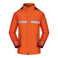 thumbnail image 1 of ManxiVoo Mens Winter Coats Outdoor Windproof and Rain Proof Men and Women Jacket Mountaineering Warm Coat Jackets for Men Orange XXXXXL, 1 of 3