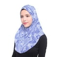 thumbnail image 1 of ManxiVoo Muslim Women Inner Hijab Cap Islamic Full Cover Headscarf for Modest Fashion and Comfort in Daily Activities Purple, 1 of 6