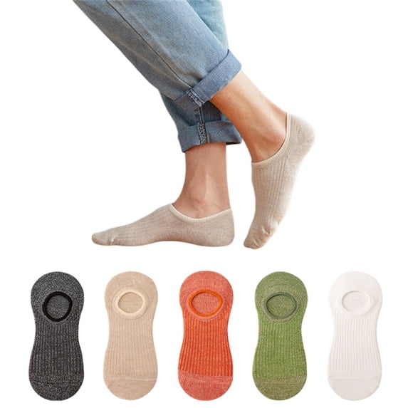 ManxiVoo No Show Cut Liner Wicking Non Slip Lightweight Socks for Women 5 Pack Ideal for Sneakers