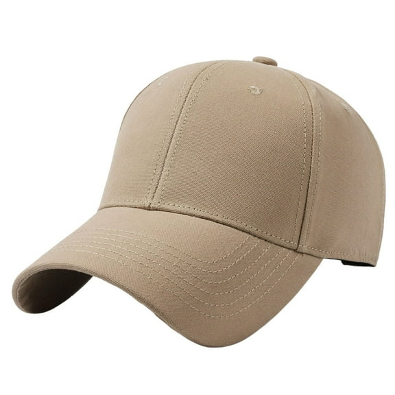 ManxiVoo Oversized Baseball Cap for Women with Adjustable Fit Large Head Size Casual Dad Hat Daily Wear Sun Protection Khaki