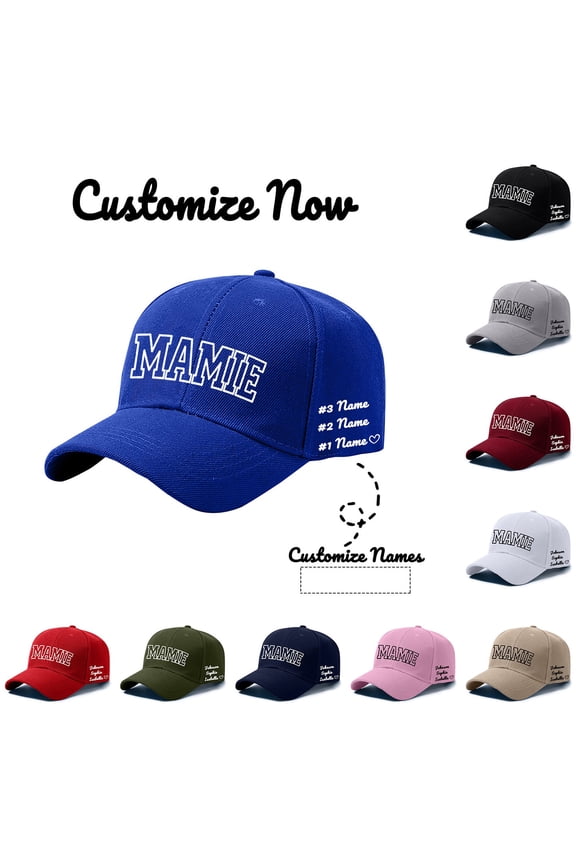 Personalized Custom Name Printed Baseball Cap for Mother Day Birthday Gift and Daily Casual Use