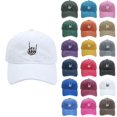 thumbnail image 1 of ManxiVoo Retro Washed Distressed Gothic Baseball Cap for Men Women with Ponytail Hole Outdoor Sun Hat, 1 of 3