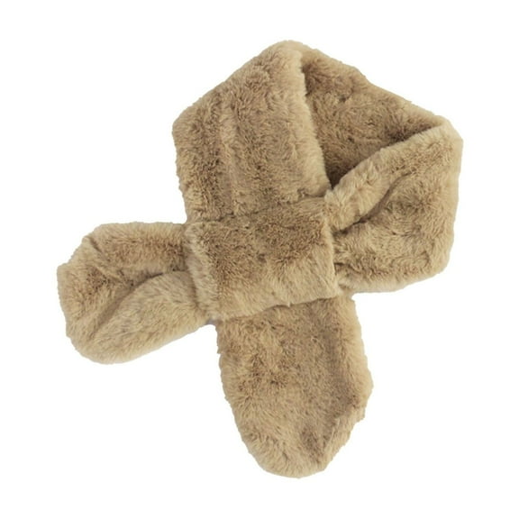 ManxiVoo Soft Scarf and Neck Warmer for Boys Girls Children Winter Autumn Seasons Cozy Design for Cold Weather Protection in Daily Outdoor Use One Size Size Khaki