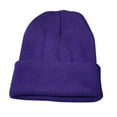thumbnail image 1 of ManxiVoo Soft Slouchy Beanie Hat Unisex Design for Winter Warmth and Comfort Ideal for Skiing and Everyday Casual Wear Size Purple, 1 of 1