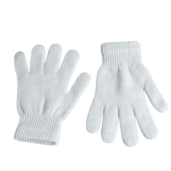ManxiVoo Unisex Winter Gloves for Men Women and Teens Warm Comfortable and Durable with Excellent Fit for Everyday Wear Outdoor Adventures and Sports White