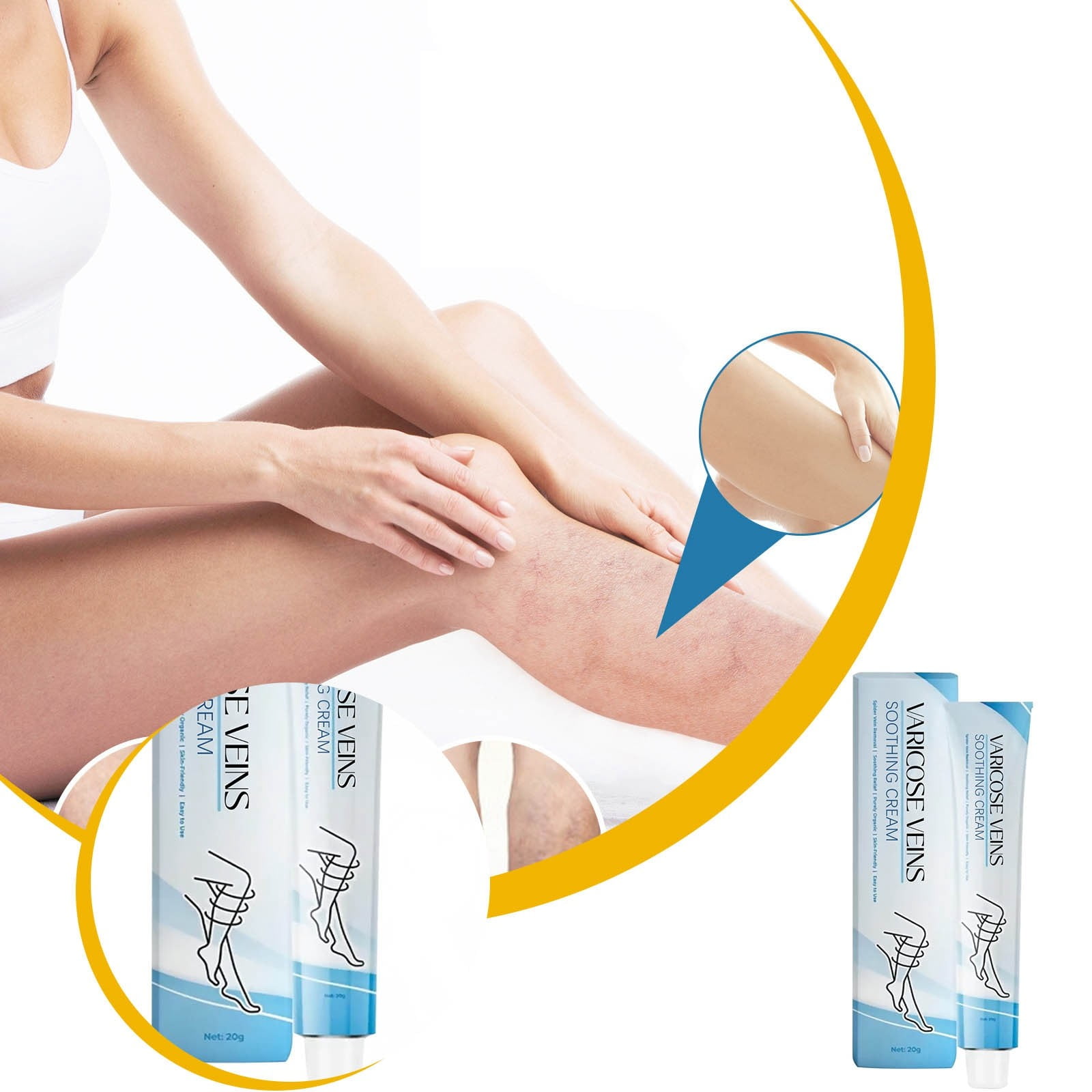 ManxiVoo Varicose Vein Legs Varicose Vein Leg Massage Legs Varicose