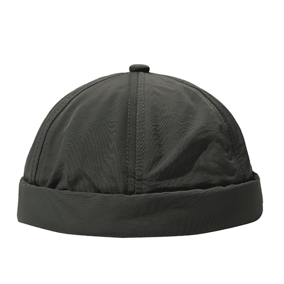 ManxiVoo Vintage Style Brimless Skull Cap Breathable Quick Dry Fabric for Men Women Lightweight Comfort Fit Hats M Size Green