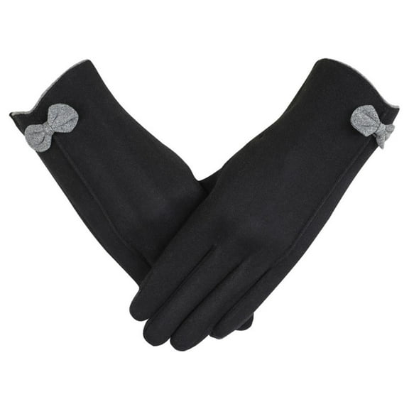ManxiVoo Winter Gloves For Women Combine Touchscreen Capability With A Soft Lined Design For All Day Warmth And Convenience In Chilly Environments Black