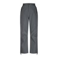 thumbnail image 1 of ManxiVoo Winter Thick Fleece Outdoor Sports Pants Windproof Warm Water Resistant for Hiking Skiing and Winter Activities XXXXXL Size Grey, 1 of 3