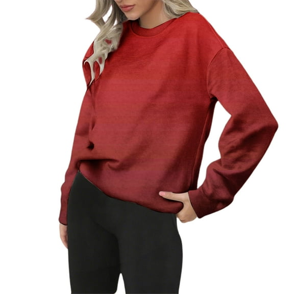 ManxiVoo Women's Oversized Pocket Zipper Hooded Jacket Long Sleeve Track Style Casual Top M Size Red